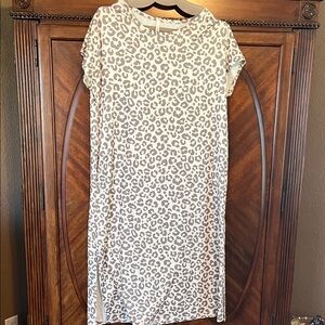 Lilypad Leopard Print Midi Dress